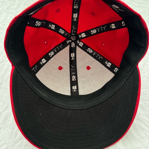 59 FIFTY New Era St Louis Cardinals RED Baseball Cap ONFIELD for MLB size 6 7/8 - Picture 6 of 13